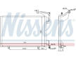 Kondenzátor, klimatizace NISSENS 940285