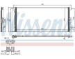 Kondenzátor, klimatizace NISSENS 940390