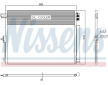 Kondenzátor, klimatizace NISSENS 940411