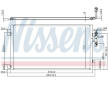 Kondenzátor, klimatizace NISSENS 940457