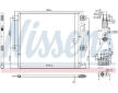 Kondenzátor, klimatizace NISSENS 940494