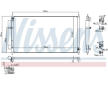 Kondenzátor, klimatizace NISSENS 940502