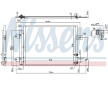 Kondenzátor, klimatizace NISSENS 940588
