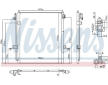 Kondenzátor, klimatizace NISSENS 940610