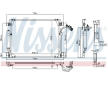 Kondenzátor, klimatizace NISSENS 940622