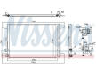 Kondenzátor, klimatizace NISSENS 940837