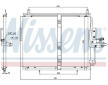 Kondenzátor klimatizácie NISSENS 94377