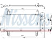 Kondenzátor, klimatizace NISSENS 94792