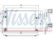 Kondenzátor, klimatizace NISSENS 94912