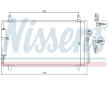 Kondenzátor, klimatizace NISSENS 94935