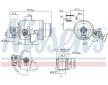 vysúżač klimatizácie NISSENS 95023