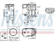 Hrdlo skrtici klapky NISSENS 955250