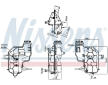 Vyrovnávací nádoba, chladicí kapalina NISSENS 996180