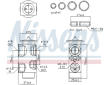 Expanzní ventil, klimatizace NISSENS 999251