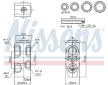 Expanzní ventil, klimatizace NISSENS 999454
