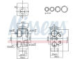 Expanzní ventil, klimatizace NISSENS 999499