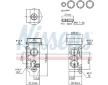 Expanzní ventil, klimatizace NISSENS 999544