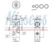 Expanzní ventil, klimatizace NISSENS 999551