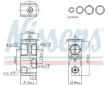 Expanzní ventil, klimatizace NISSENS 999573