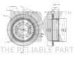 Brzdový kotouč NK 204575