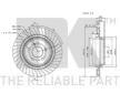 Brzdový kotouč NK 313384