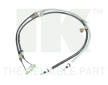 Tažné lanko, parkovací brzda NK 9036193