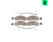 Sada brzdových destiček, kotoučová brzda OPTIMAL 12026