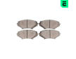 Sada brzdových destiček, kotoučová brzda OPTIMAL 12237