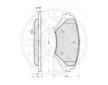 Sada brzdových destiček, kotoučová brzda OPTIMAL 12237