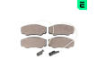 Sada brzdových destiček, kotoučová brzda OPTIMAL 12303