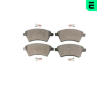 Sada brzdových destiček, kotoučová brzda OPTIMAL 12359