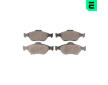 Sada brzdových destiček, kotoučová brzda OPTIMAL 12378