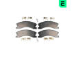 Sada brzdových destiček, kotoučová brzda OPTIMAL 12580