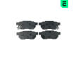 Sada brzdových destiček, kotoučová brzda OPTIMAL 9462