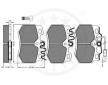 Sada brzdových destiček, kotoučová brzda OPTIMAL 9514