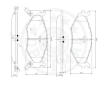 Sada brzdových destiček, kotoučová brzda OPTIMAL 9937
