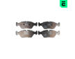 Sada brzdových destiček, kotoučová brzda OPTIMAL BP-09278