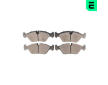 Sada brzdových destiček, kotoučová brzda OPTIMAL BP-09278