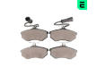 Sada brzdových destiček, kotoučová brzda OPTIMAL BP-09491