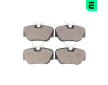Sada brzdových destiček, kotoučová brzda OPTIMAL BP-09585