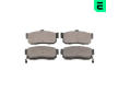 Sada brzdových destiček, kotoučová brzda OPTIMAL BP-09861