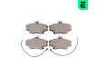 Sada brzdových destiček, kotoučová brzda OPTIMAL BP-09870