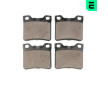Sada brzdových destiček, kotoučová brzda OPTIMAL BP-10095