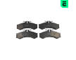 Sada brzdových destiček, kotoučová brzda OPTIMAL BP-10119