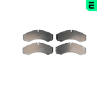 Sada brzdových destiček, kotoučová brzda OPTIMAL BP-10210