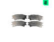 Sada brzdových destiček, kotoučová brzda OPTIMAL BP-10261