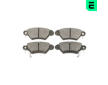 Sada brzdových destiček, kotoučová brzda OPTIMAL BP-10290