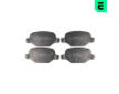 Sada brzdových destiček, kotoučová brzda OPTIMAL BP-10390