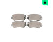 Sada brzdových destiček, kotoučová brzda OPTIMAL BP-12043