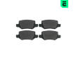 Sada brzdových destiček, kotoučová brzda OPTIMAL BP-12119